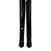 Black Patent Leather Knee High Boots Shoes - Image 2