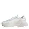 White DAYMASTER Calf Leather Sneakers Shoes - Image 8