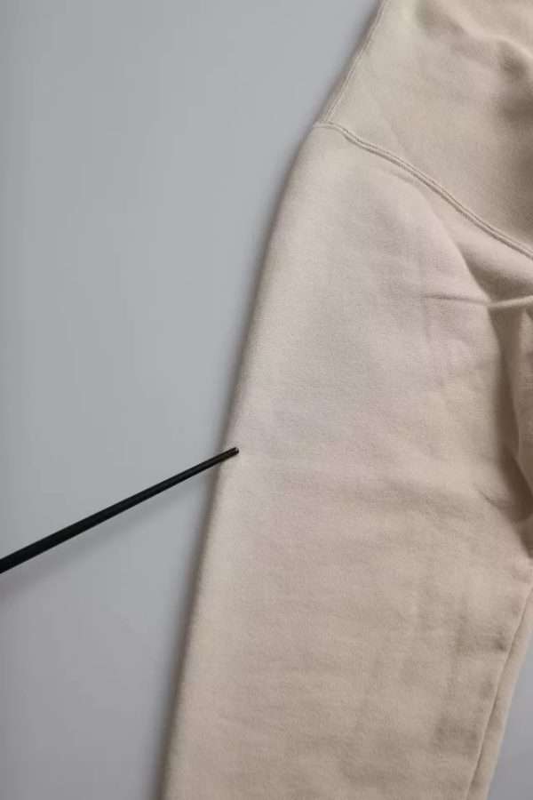 Beige Cotton Crew Neck Sweatshirt Sweater - Image 6