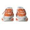 White Orange Airmaster Low Top Sneakers Shoes - Image 3