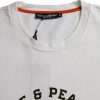 White Love & Peace Cotton Round Neck T-shirt - Image 5