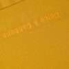 Dark Yellow Logo Cotton Round Neck T-shirt - Image 4
