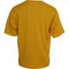 Dark Yellow Logo Cotton Round Neck T-shirt - Image 2