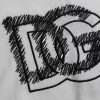 White Logo Round Neck Short Sleeves T-shirt - Image 4
