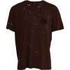 Brown Color Splash Cotton Crew Neck T-shirt - Image 2