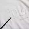 White Logo Round Neck Short Sleeves T-shirt - Image 6