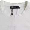 White Logo Round Neck Short Sleeves T-shirt - Image 7