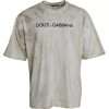 Off White Logo Cotton Crew Neck T-shirt - Image 2