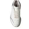 White Silver Daymaster Low Top Sneakers Shoes - Image 2