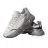 White Silver Daymaster Low Top Sneakers Shoes - Image 7