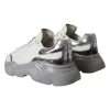 White Silver Daymaster Low Top Sneakers Shoes - Image 8