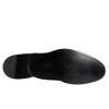 Black Calfskin Leather Derby Men Dress Shoes - Image 4