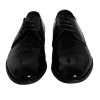 Black Calfskin Leather Derby Men Dress Shoes - Image 6