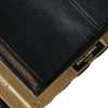 Bordeaux Black Velvet Gold Frame Clutch Evening Purse Bag - Image 5