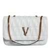 White Mini Nappa Leather Crossbody Shoulder Bag - Image 3