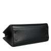 Black Small Leather TopHandle Shoulder Crossbody Bag - Image 7
