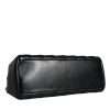 Black Quilted Nappa Leather Shoulder Chain Strap Bag - Image 8