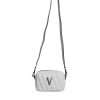 White Quilted Nappa Leather Crossbody Shoulder Bag - Image 2