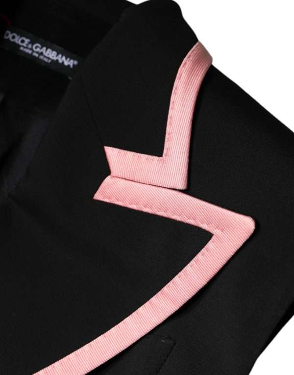 Black Wool Blend Sleeveless Jumpsuit Dress - Image 8