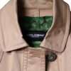 Beige Cotton Long Sleeve Collared Coat Jacket - Image 7