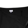 Black Straight Pencil Cut Knee Length Skirt - Image 5