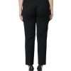 Black High Waist Tapered Pants - Image 4