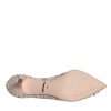 White Taormina Lace Crystal Heel Pumps Shoes - Image 6