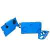 Blue Leather Shoulder Bag - Image 2