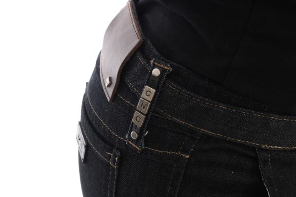 Svelte Dark Blue Cotton Slim Jeans - Image 4