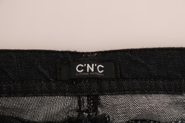 Svelte Dark Blue Cotton Slim Jeans - Image 7