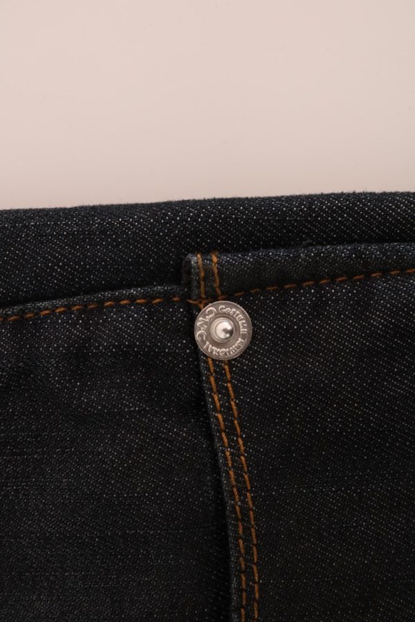 Svelte Dark Blue Slim Fit Jeans - Image 8