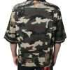 Multicolor Camouflage Button Down Men Casual Shirt - Image 4