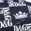 Blue Crown Logo Print Slim Fit Cotton Shirt - Image 7