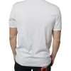 White Logo Embossed Cotton Crewneck T-shirt - Image 4