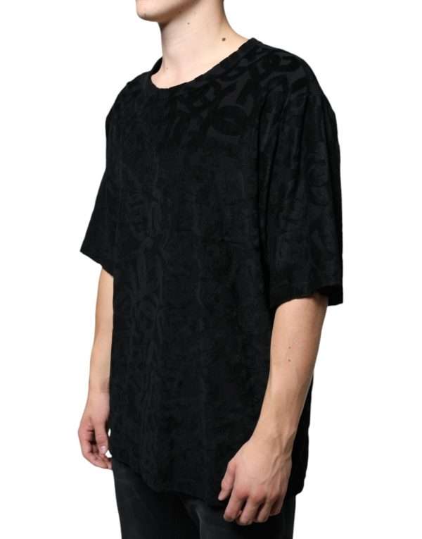 Black DG Mania Logo Print T-shirt - Image 3