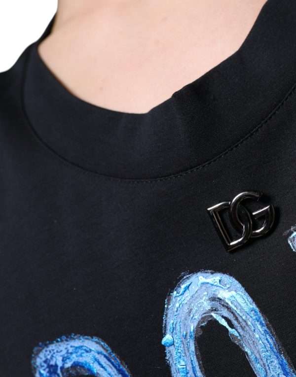 Black Cotton Born To Be Free Sleeveless T-shirt - Image 6