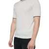 Off White Cashmere Short Sleeves T-shirt - Image 3