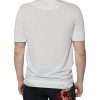 Off White Cotton Short Sleeves T-shirt - Image 4