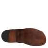 Black Red Gazelle Hair Leather Sandals Shoes - Image 8
