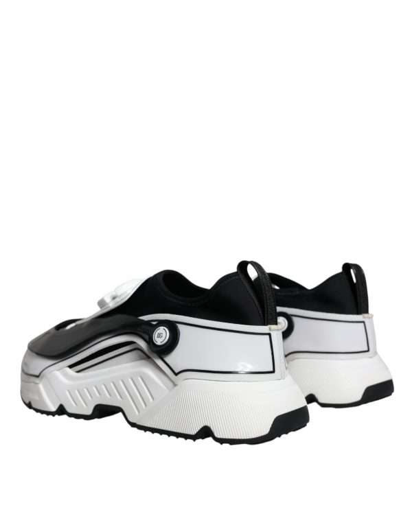 White Black Logo Plaque Daymaster Sneakers Shoes - Image 4