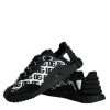 Black Logo Lace Up Low Top NS1 Sneakers Shoes - Image 7