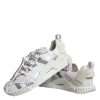 White Lace Up Low Top NS1 Sneakers Shoes - Image 7