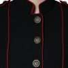 Black Single Breasted Trench Coat Jacket - Image 5