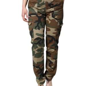 Multicolor Camouflage Cargo Pants