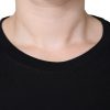 Black Cotton Crew Neck Short Sleeve T-shirt - Image 5
