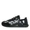 Black Logo Lace Up Low Top NS1 Sneakers Shoes - Image 8