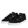 Black White Portofino Low Top Sneakers Shoes - Image 4