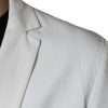 White Single Breasted One Button Dress Formal Blazer - Image 6