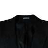 Black Wool Single Breasted Men Coat Blazer - Image 7