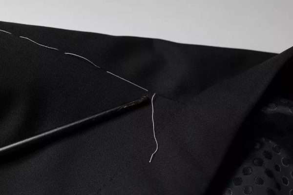 Black Wool Single Breasted Men Coat Blazer - Image 8
